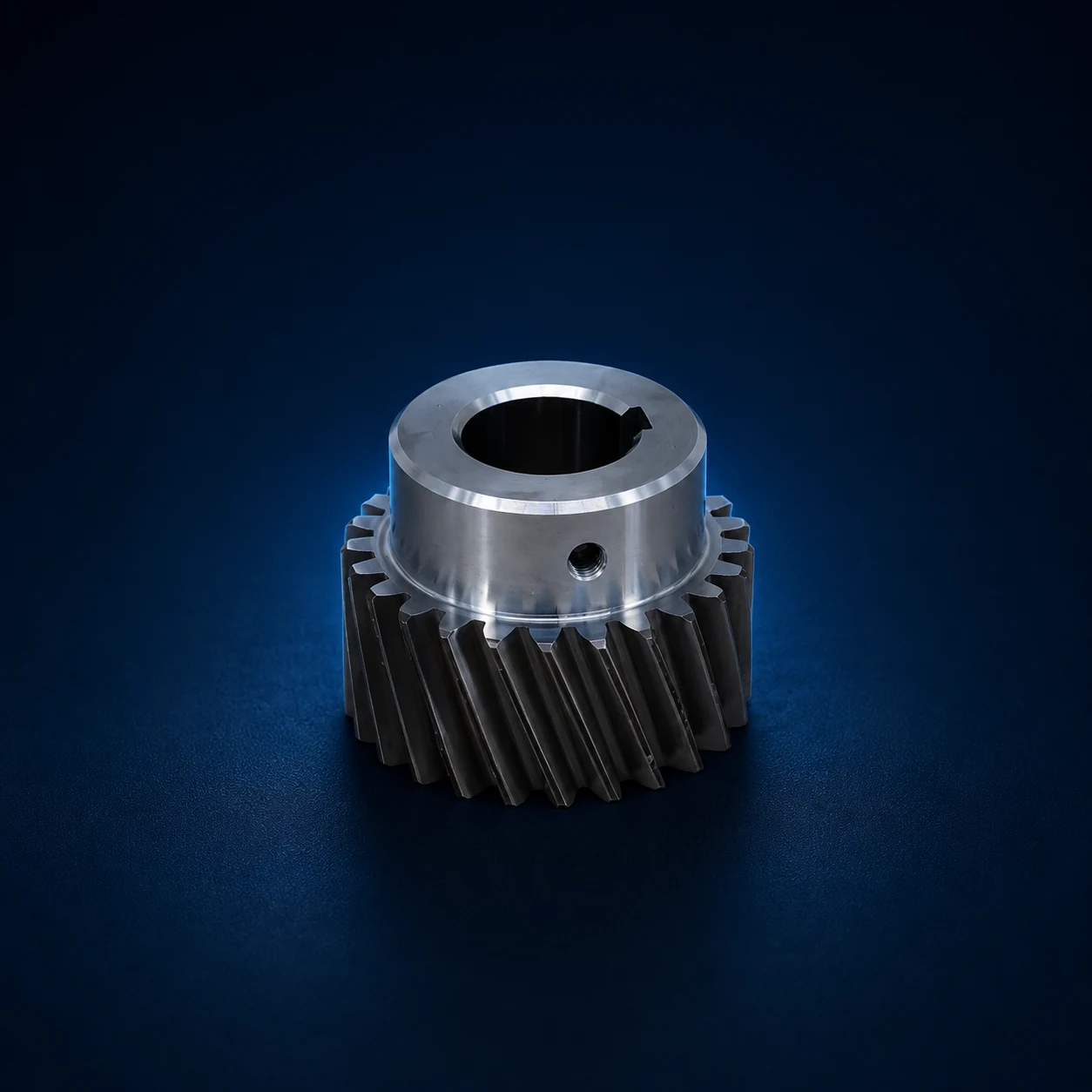 Helical Gear manufactured by GlobalXGears
