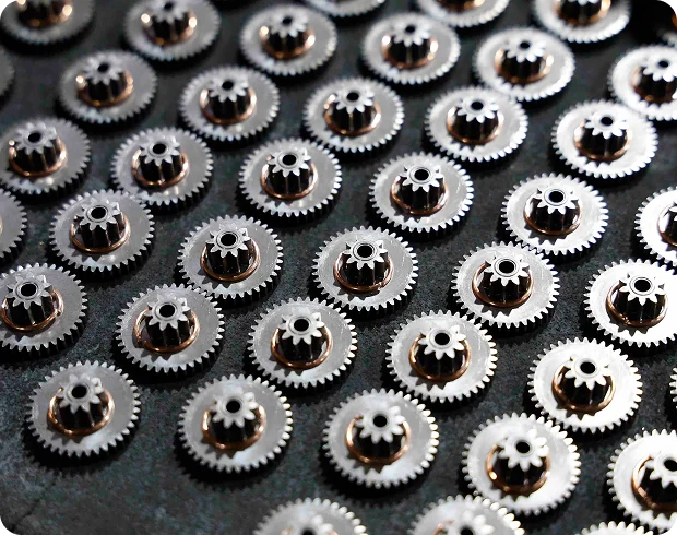 Production gear components